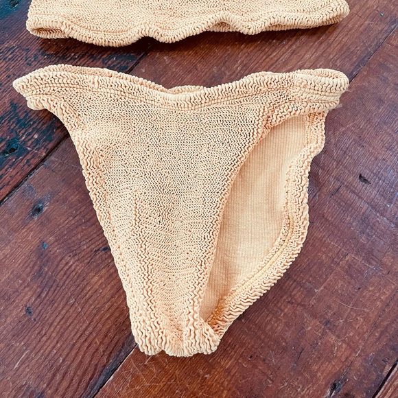 Hunza G Orange Tankini Swim Set Bikini Swimsuit Bathing Suit - Picture 4 of 7